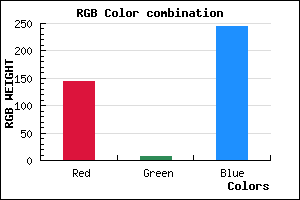 rgb background color #9007F5 mixer