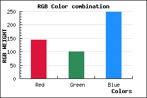 rgb background color #9165F9 mixer