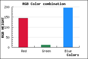 rgb background color #910BC3 mixer