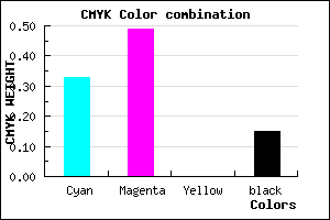 #916FD9 color CMYK mixer