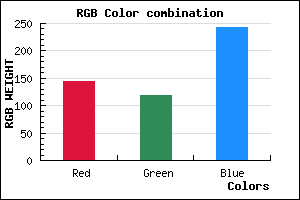 rgb background color #9176F2 mixer
