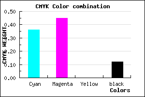 #917BE1 color CMYK mixer