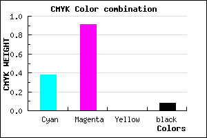 #9116EB color CMYK mixer