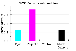 #9136BE color CMYK mixer