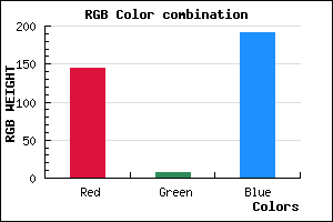 rgb background color #9107BF mixer
