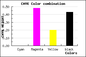 #914C74 color CMYK mixer
