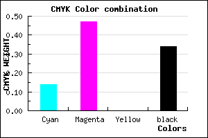 #915AA9 color CMYK mixer