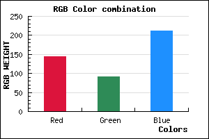rgb background color #915CD4 mixer