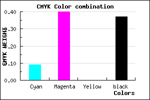 #9160A0 color CMYK mixer