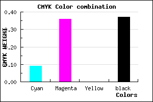 #9267A1 color CMYK mixer