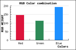 rgb background color #9271C1 mixer