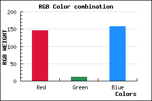 rgb background color #920C9D mixer