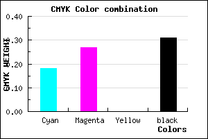 #9282B1 color CMYK mixer