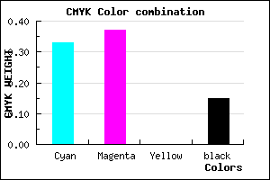 #9289DA color CMYK mixer