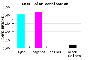 #928AF6 color CMYK mixer