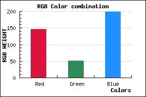rgb background color #9233C7 mixer