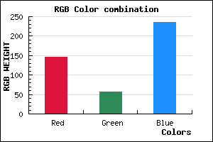 rgb background color #9238EC mixer