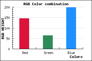 rgb background color #9240C6 mixer