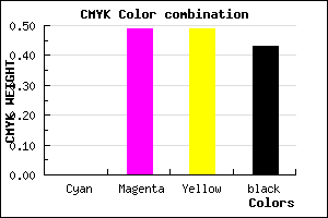 #924B4B color CMYK mixer