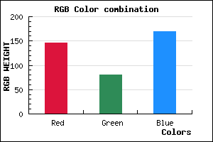 rgb background color #9250AA mixer