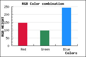 rgb background color #9260F3 mixer