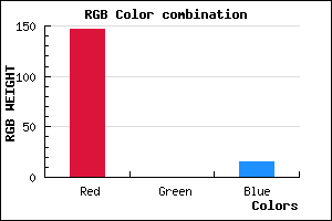 rgb background color #93000F mixer