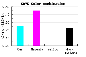 #936CC4 color CMYK mixer