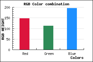 rgb background color #9371C4 mixer