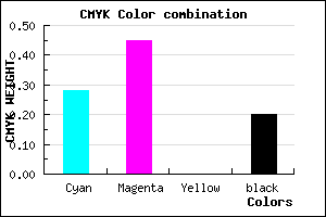 #9371CD color CMYK mixer