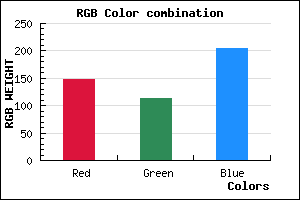 rgb background color #9371CD mixer