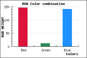 rgb background color #930C8D mixer