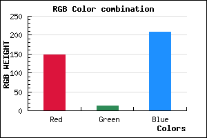 rgb background color #930CD0 mixer