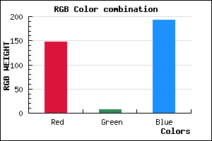 rgb background color #9308C1 mixer