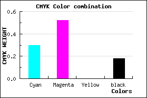 #9464D2 color CMYK mixer