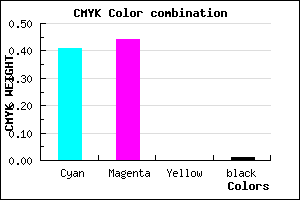 #948EFC color CMYK mixer