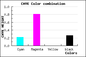 #9424BD color CMYK mixer