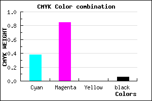 #9424EF color CMYK mixer