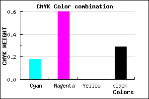 #9448B5 color CMYK mixer