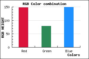 rgb background color #944F95 mixer