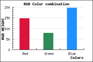 rgb background color #944FC5 mixer