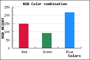 rgb background color #945CDA mixer