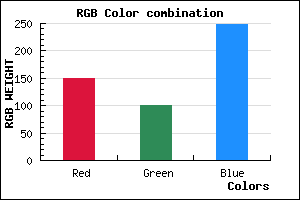 rgb background color #9565F9 mixer
