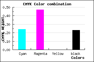 #9568C4 color CMYK mixer
