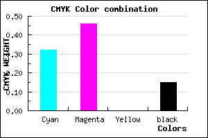 #9576DA color CMYK mixer