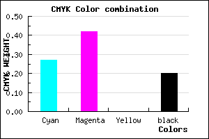 #9577CD color CMYK mixer
