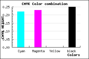 #9592BE color CMYK mixer