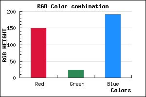 rgb background color #9517BF mixer