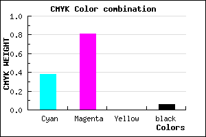 #952DF0 color CMYK mixer