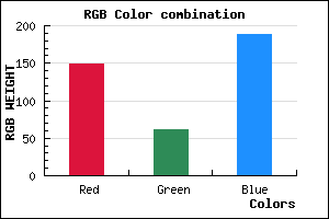 rgb background color #953DBD mixer