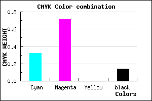 #953FDB color CMYK mixer